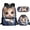 Kawaii Cat, variant on Jeiento Kawaii Cat Bookbag for Girls 7-8 Backpack with Lunch Box and Pencil Case 3 PCS School Backpack for Elementary School Kids Rucksack with Laptop Compartment