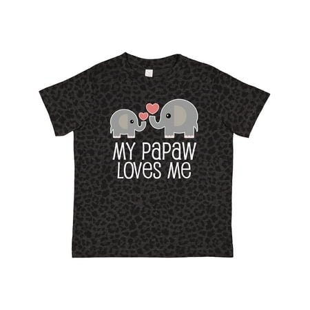 

Inktastic Papaw Grandpa Loves Me Gift Toddler Boy or Toddler Girl T-Shirt