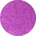 thumbnail image 1 of Ahgly Company Indoor Round Oriental Pink Industrial Area Rugs, 6' Round, 1 of 4