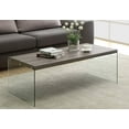 thumbnail image 2 of Monarch Specialties Coffee Table, Accent, Cocktail, Rectangular, Living Room, 44"L, Brown Laminate, 2 of 4