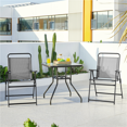 thumbnail image 2 of Renwick Foldable Dining Chairs with Backrest and Armrests, Set of 2, Gray, 2 of 9