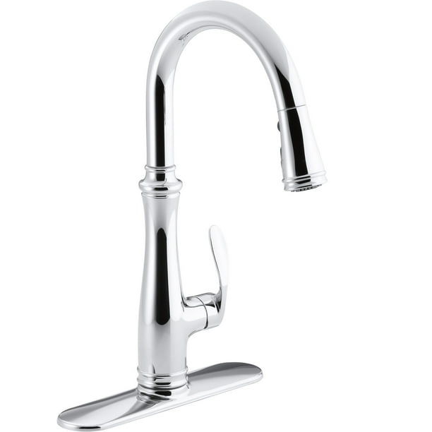 kohler k 560 bellera pull down kitchen faucet chrome walmart com walmart com