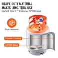thumbnail image 5 of 30 LBS 400 psi Portable Refrigerant Recovery Tank with Y Valve for Liquid Vapor High Sealing R22 R134A R410A Orange Gray Cylinder, 5 of 6