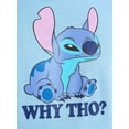 thumbnail image 4 of Lilo & Stitch, Men's & Big Men's Graphic Hoodie, Why Tho, Sizes XS-3XL, 4 of 5