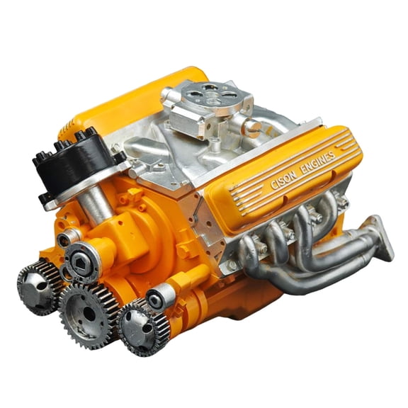 WonderHive V8 Engine Model Sets,Build Your Own STEM Model Engine Model,8-Cylinder Car Engine Model Building Engine Modelering Toys for Kids/Adults Collections