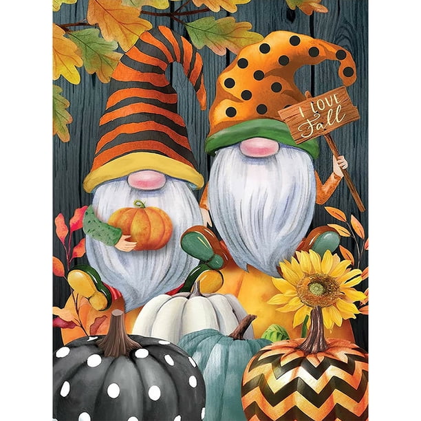 Diamante pintura calabaza enano completo redondo taladro imagen de dibujo de diamantes de imitación Hugtrwg Para estrenar