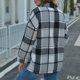 thumbnail image 4 of Puntoco Mujer Moda Celosía Solapa Botón Casual Manga Larga Suelta Abrigo Abrigo Puntoco Puntoco-2028, 4 of 7