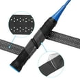 thumbnail image 3 of Uxcell 43.3" Non-Slip Tennis Racket Overgrip Tape Wraps with Hole Black 9 Pack, 3 of 6