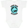 thumbnail image 3 of Inktastic Save Our Oceans with Dolphin Boys or Girls Baby Bodysuit, 3 of 5