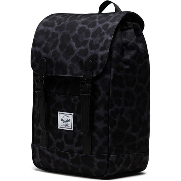 Herschel Retreat Backpack Digi Leopard Black One Size 11397-05895-OS