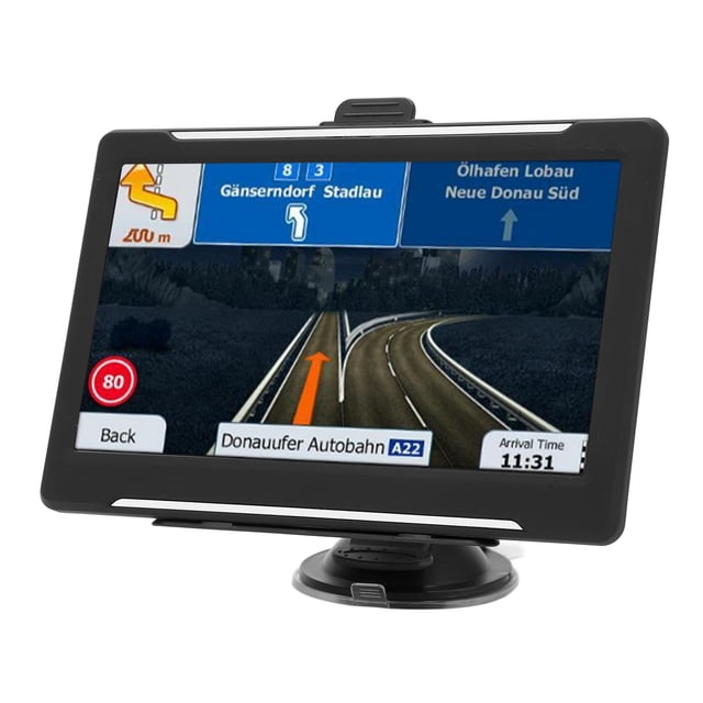 Car DVD Player, 7in Screen Wifi High Definition Universal GPS Navigator For Auto Truck Lorry