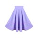 thumbnail image 5 of Vestido de Niña Morado Sólido Línea A Retro Manga Abullonada Boda Primavera Verano 5 Años, 5 of 7