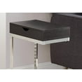 thumbnail image 2 of Monarch Specialties Accent Table Cappuccino, Chrome Metal With A Drawer, 2 of 4