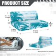 thumbnail image 7 of FOR U DESIGNS Palm Tree Pattern 2 Pack RV Dinette Cushion Covers Breathable Sofa Furniture Protector Replacement Loveseat Sofa Chair Cover Camper Seat Covers Dinette Booth, 7 of 7