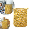 thumbnail image 1 of Stylish Patterned Linen Laundry Hamper Large Open Top Breathable Fabric For Bedroom Bathroom Durable And Easy Design, 1 of 5
