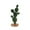 C-1C-clearacne, variant on WWG Simulation Green Plants Cactus and Tropical Tree Set Artificial Succulents PVC 5.7-16cm Tall for Home Office Shelf Desk Tabletop Decor
