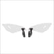 thumbnail image 4 of 1 par de protectores de manos para motocross, protectores de manos universales para motocicleta. blanco, 4 of 6