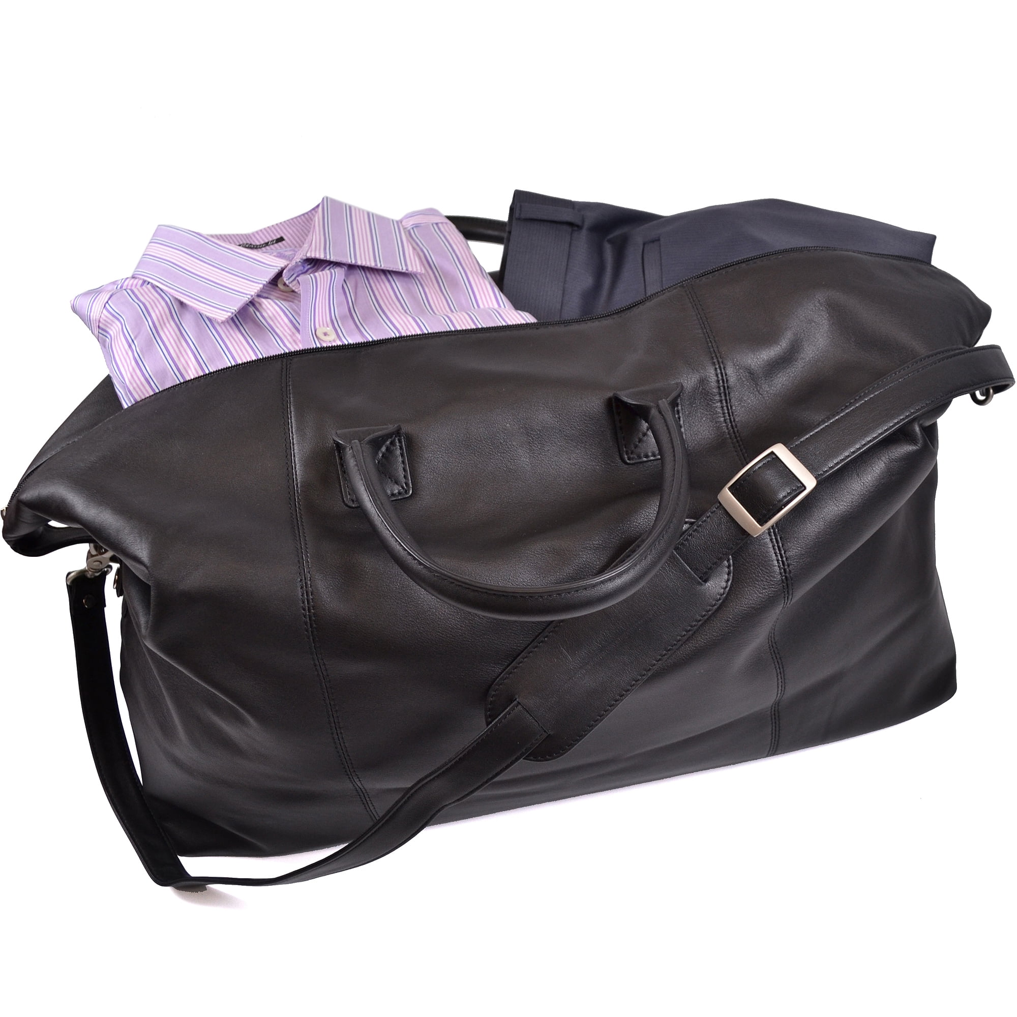 royce leather rolling trolley duffel bag