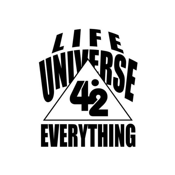 Notizbuch Kalender 42 Antwort Zahl Zeit Leben Universum Witz Geschenk 1 Seiten 6x9 Ca A5 Jahres Monats Wochen Walmart Com Walmart Com