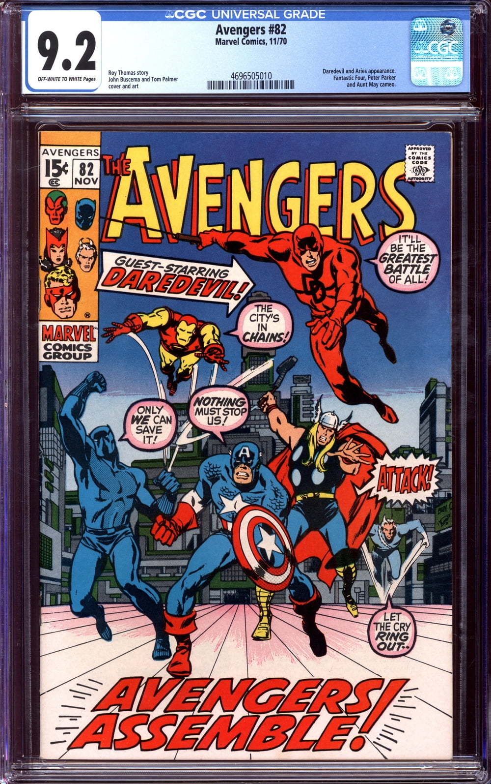 Cover of The Avengers #82