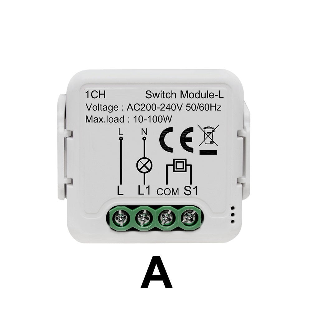 For Tuya for Zigbee for Smart Light Switch Module, No Neutral Conductor Required A