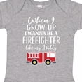 thumbnail image 4 of Inktastic Future Firefighter Like Daddy Boys Baby Bodysuit, 4 of 5
