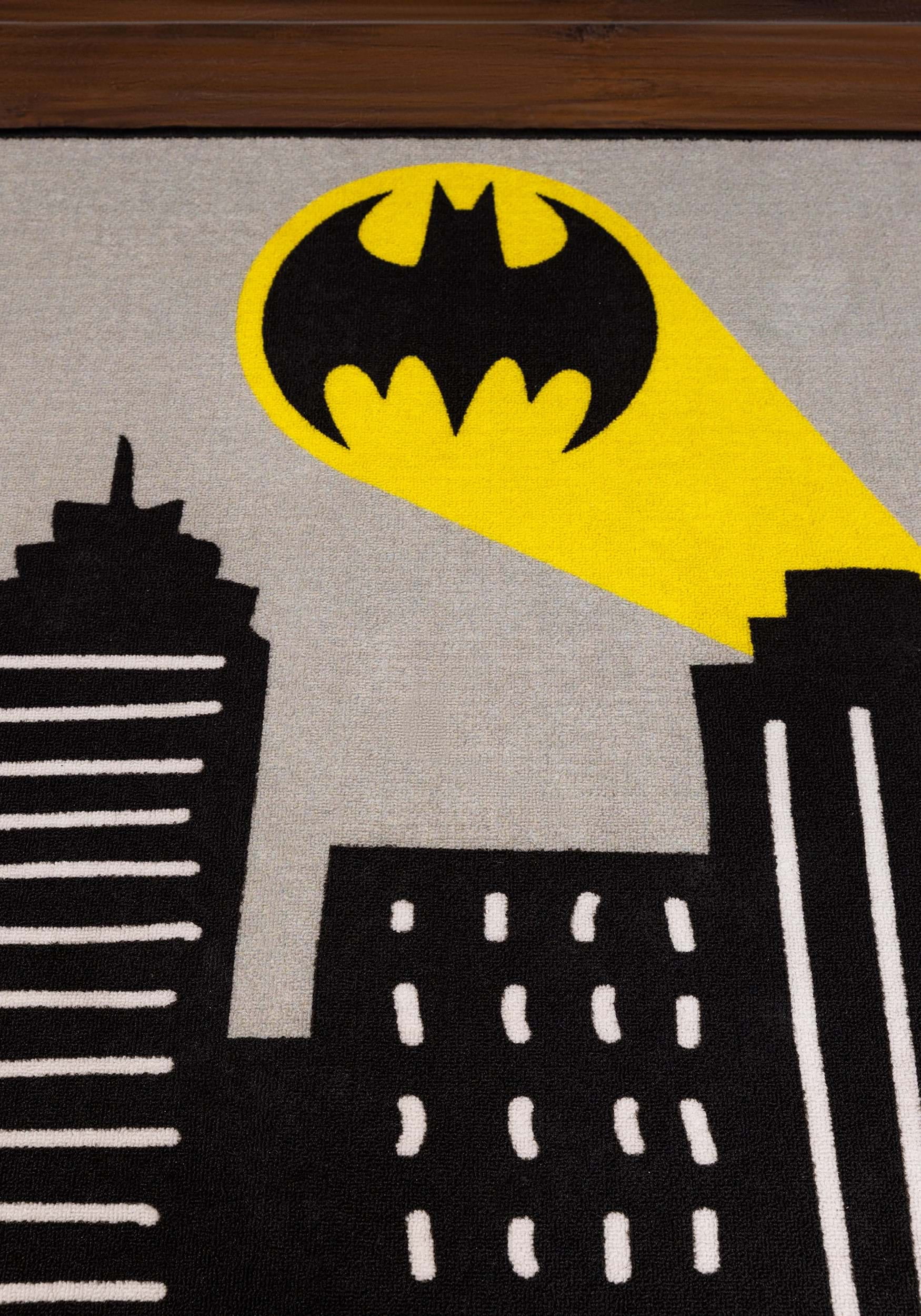 BATMAN× ECONOMICS EXPERIMENT RUG Batman Gotham City Rug - Walmart.com