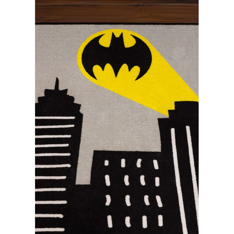BATMAN× ECONOMICS EXPERIMENT RUG Drip Batman Watch Area / Throw Rug – GraphicRugs