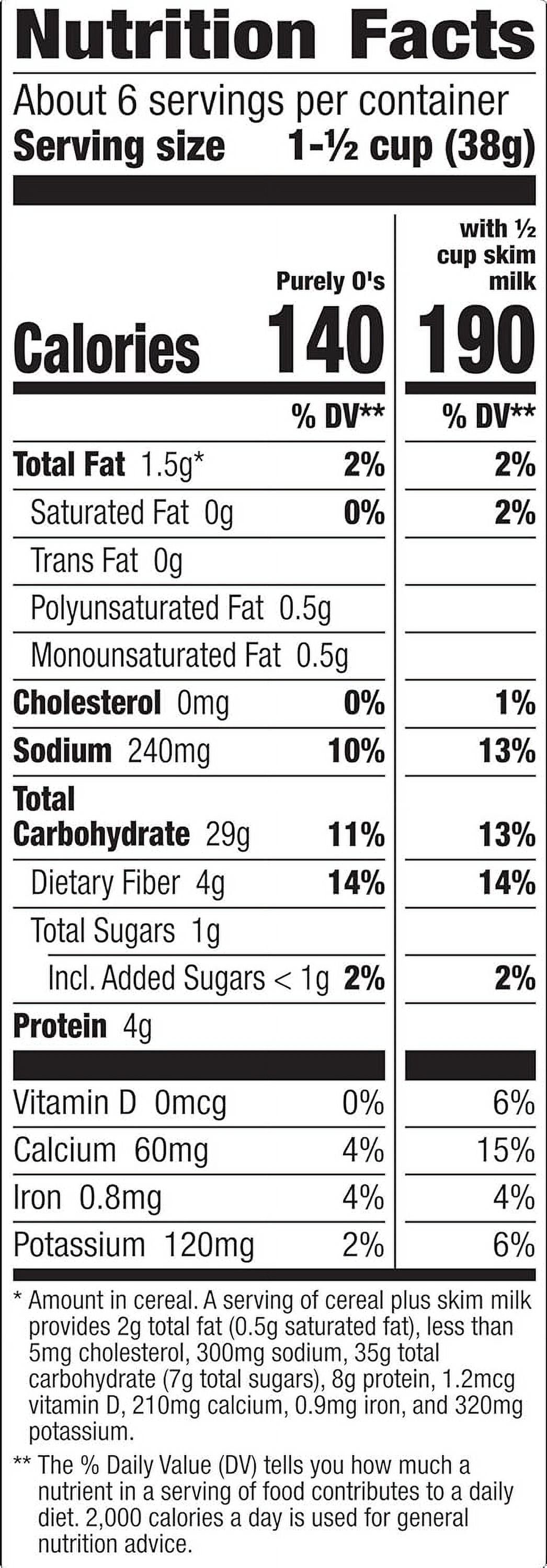 Pack of 12, Cascadian Farm Organic Purely Os Cereal, 8.6 oz