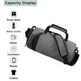 thumbnail image 3 of Bolso del gimnasio de los deportes del compartimiento de los zapatos con el bolsillo separado mojado seco para los hombres y las mujeres, bolso de la yoga del bolso, 3 of 5