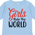 thumbnail image 4 of Inktastic Girls Rule the World Boys or Girls Long Sleeve Toddler T-Shirt, 4 of 5