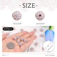 thumbnail image 2 of Craft Beads TINKRSTUFF, 200 unidades, diamantes de imitación rosados y blancos de 1 cm, 2 of 6