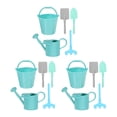 thumbnail image 1 of EXHUMKY 3 Sets Mini Gardening Tools Sets Assorted Color for Observation Cultivation, 1 of 8