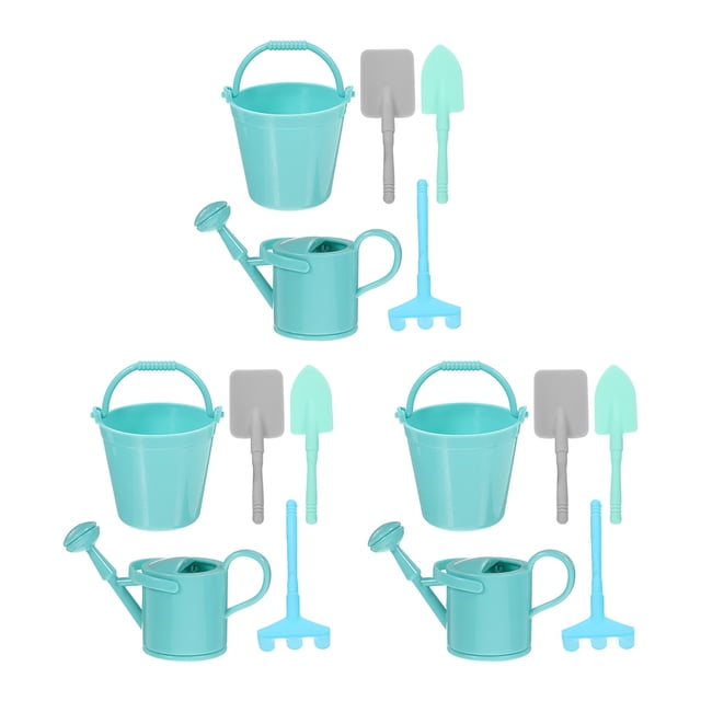 EXHUMKY 3 Sets Mini Gardening Tools Sets Assorted Color for Observation Cultivation