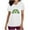 White, variant on lcziwo Lucky Clover Rainbow Shirts for Women 2025 St Patrick's Day Short Sleeve Irish Shirts Loose Fit V-Neck Scrubs Tops with Pockets Black XL Clearance Sales Today Sales Prime