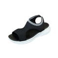 thumbnail image 3 of BRGZLK Sandals For Women Casual Versatile Oversized Solid Color Breathable Mesh 2026 Summer Orthopedic Walking Fashion Comfortable Open-Toe Athletic Shoes with Arch Support, 3 of 7
