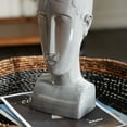 thumbnail image 5 of DecMode Stoneware Eclectic Man Sculpture, Gray, 5 of 10