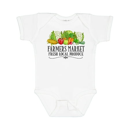 

Inktastic Farmers Market Fresh Local Produce Gift Baby Boy or Baby Girl Bodysuit