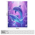 thumbnail image 4 of EastSmooth  Dolphin Blanket,Soft Warm Lightweight Sofa Bed Throws Blanket All Season for Kids Adults Women Gift, 4 of 6