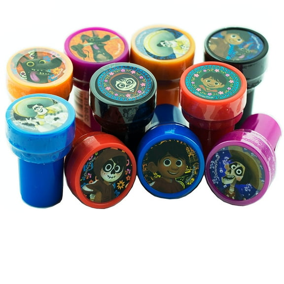 Disney Coco 12 Authentic Licensed Self Inking Stampers
