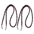 thumbnail image 2 of Paquete de 2 Retenedores , Cordón para , , Correa para de Sol, Soporte para Ancianos, Hombres, Mujeres Y Negro jinwen Sujetadores de cuerda para lentes, 2 of 8