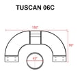 thumbnail image 3 of Tuscan 6 Piece Outdoor Wicker Patio Furniture Set 06c, 3 of 6