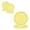 Yellow, variant on 20 Pcs Pink Paper Plates, 7 Inch Pastel Disposable Dinnerware for 20 Guests, Solid Pink Dessert Plates for Baby Shower Birthday Party Supplies