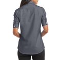 thumbnail image 2 of Mafoose Women's Short Sleeve SuperPro Oxford Shirt Black X-Small, 2 of 5