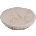thumbnail image 1 of AMERTEER Bread Dough fermentation Bowl Shape Natural Rattan Basket With Removable Lining  10 Size - Oval 28*14*8cm, 1 of 7