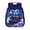 Galaxy Steam Train, variant on HUIACONG 13.5 Inch Galaxy Steam Train Kids School Backpack Adjustable Padded Shoulder Straps Water Resistant Multi Pocket Scratch Resistant Lightweight Large Capacity Bookbag for Toddler Elementary