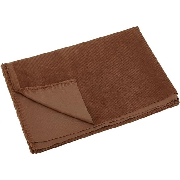 Corduroy Fabric 39x61 Inch DIY Sewing Crafts Materials Corduroy Upholstery Fabric for Sewing Coat Shirt Dress Pants Costume Sofa Home Decor Saddle Brown for DIY