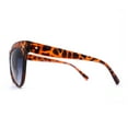 thumbnail image 4 of Iconic Oversize Thick Horn Rim Cat Eye Sunglasses Red Tortoise Smoke, 4 of 4