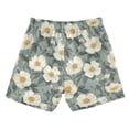thumbnail image 7 of FORMRS Boys Swim Trunks Quick Dry Mesh Lining Beach Boardshorts, Sizes XS-XL, Sage Green Flower Pattern, 7 of 7