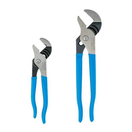CHANNELLOCK Tongue & Groove Pliers Set, Includes 6.5 and 9.5-inch Pliers, Made in USA, 2-tool set (GS-1)